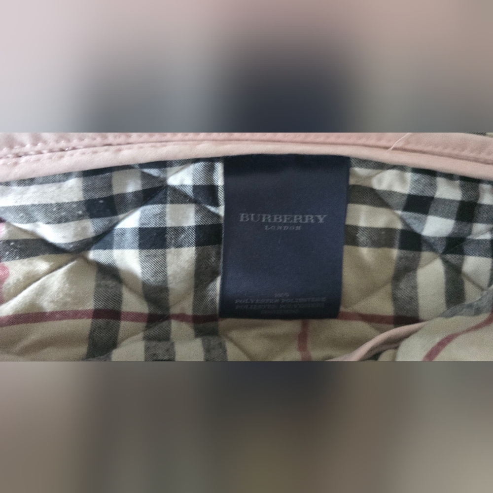 Burberry PINK Nova Check Quilted Jacket - Picture 5 of 14